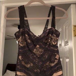 Nicole Miller Black Lace Dress